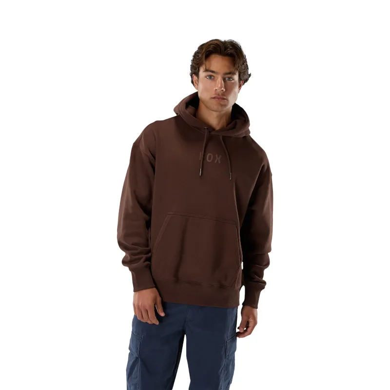 Fox Men's Fox Head Heavyweight Pullover Hoodie - Coffee-2