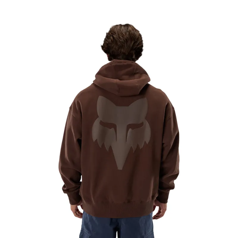 Fox Men's Fox Head Heavyweight Pullover Hoodie - Coffee-3