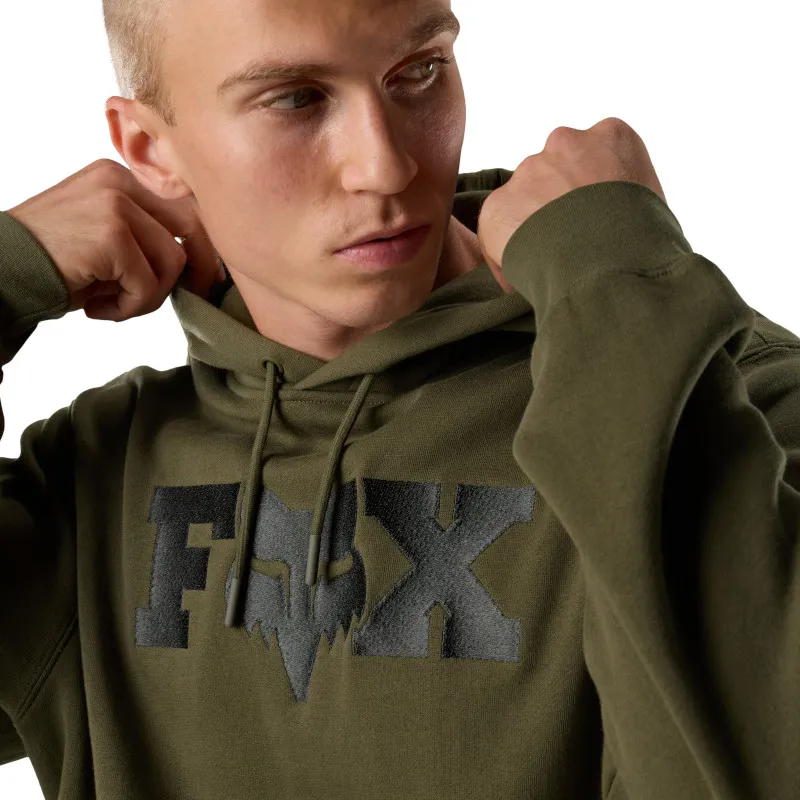 Fox Men's Fox Head X Pullover Hoodie - Olive Green-4