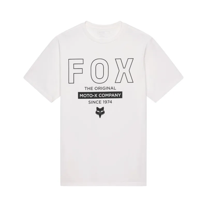Fox Men's Outline 195 Original Short Sleeve Tee - White