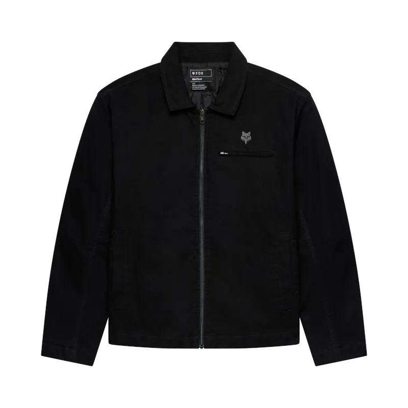 Fox Unisex Work Jacket - Black