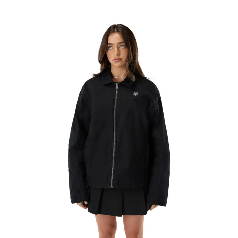 Fox Unisex Work Jacket - Black-9
