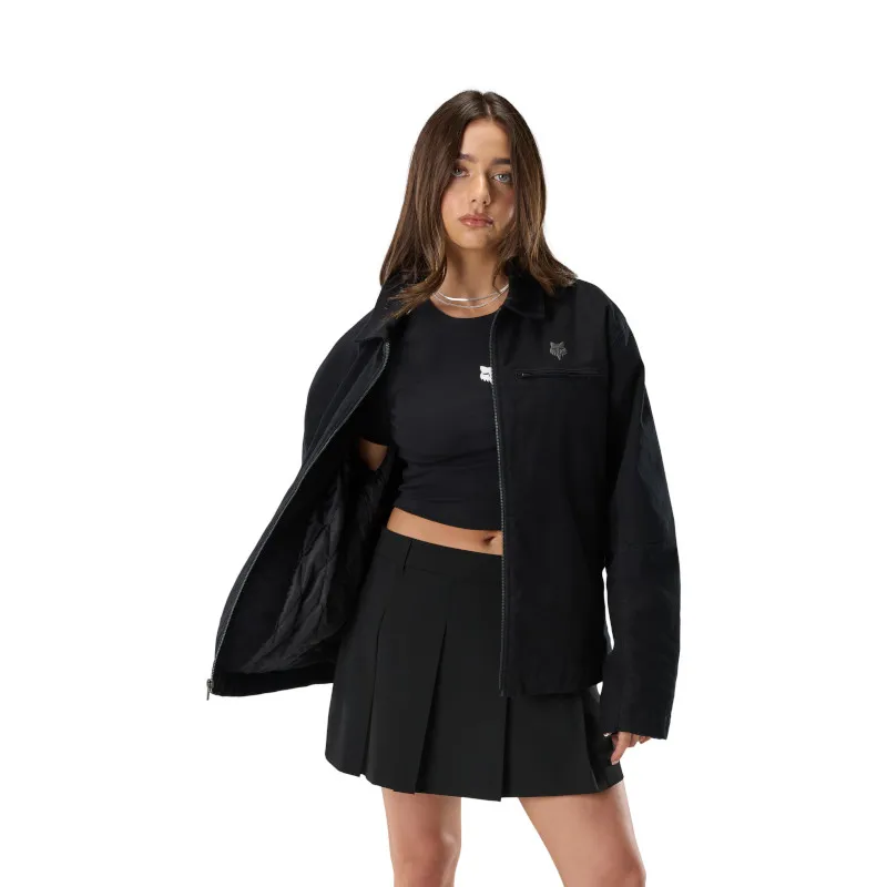 Fox Unisex Work Jacket - Black-2
