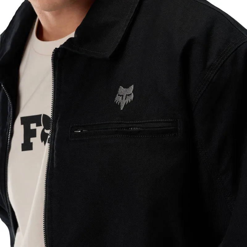 Fox Unisex Work Jacket - Black-6