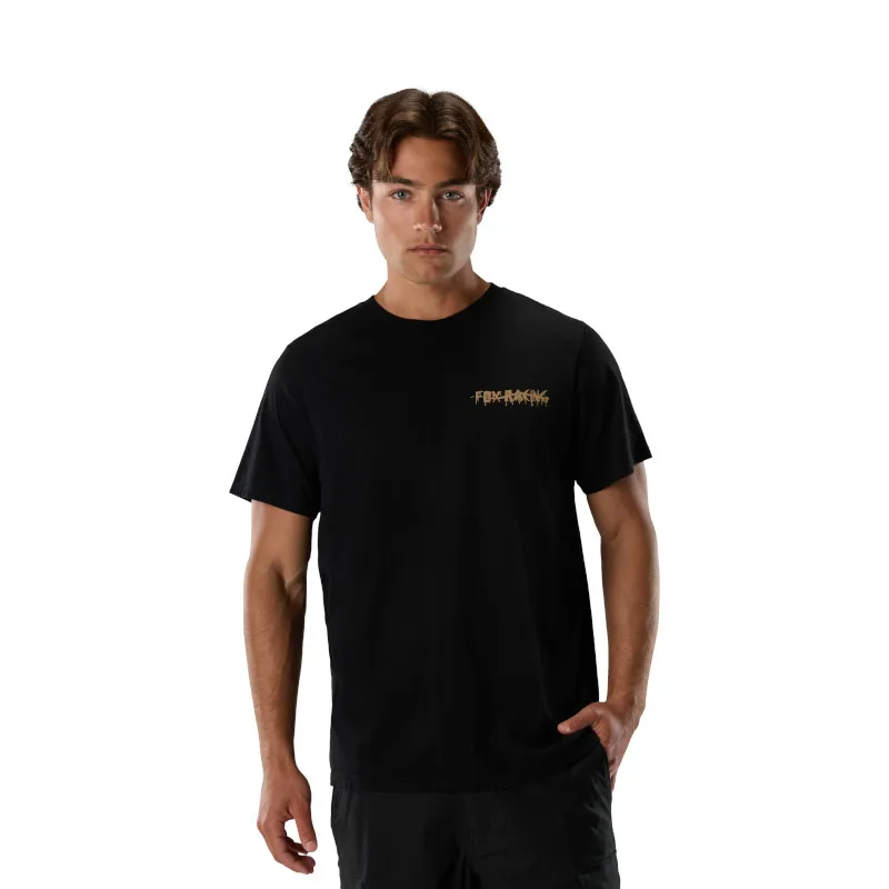 Fox Men's Roughcut 195 Original Short Sleeve Tee - Black-2