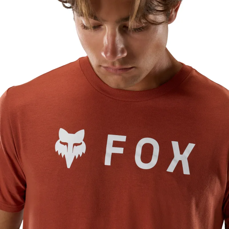 Fox Men's Absolute Original Dri-Release SS Tee - Amber Scarlet-4