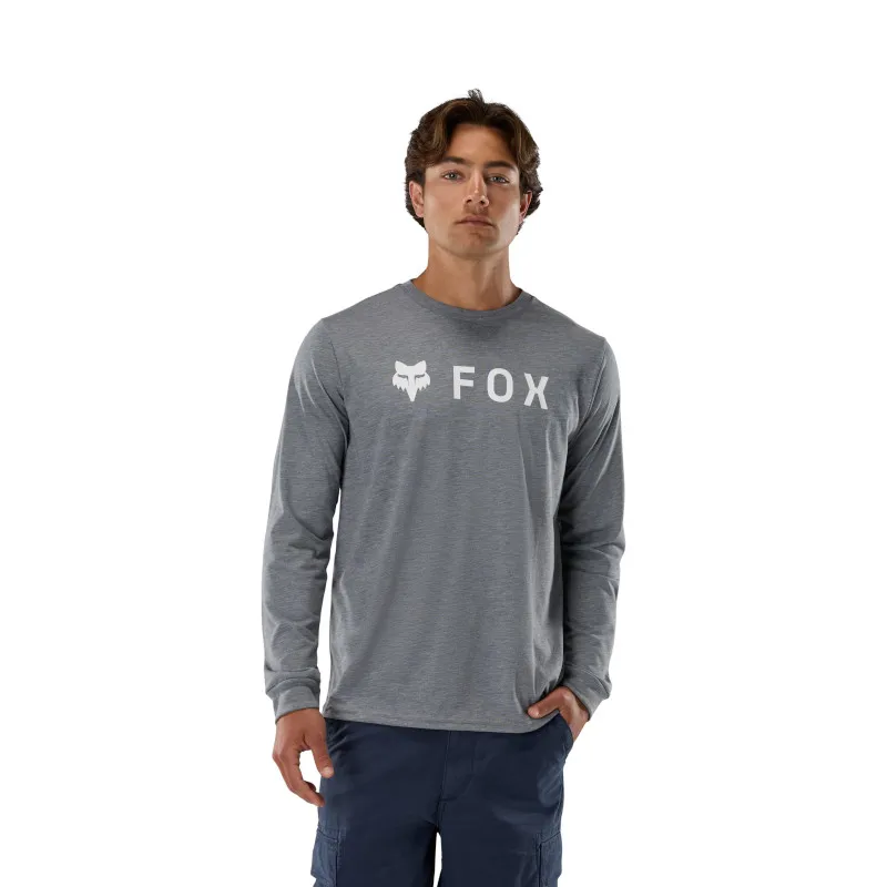 Fox Men's Absolute Original Dri-Release LS Tee - Heather Graphite-2