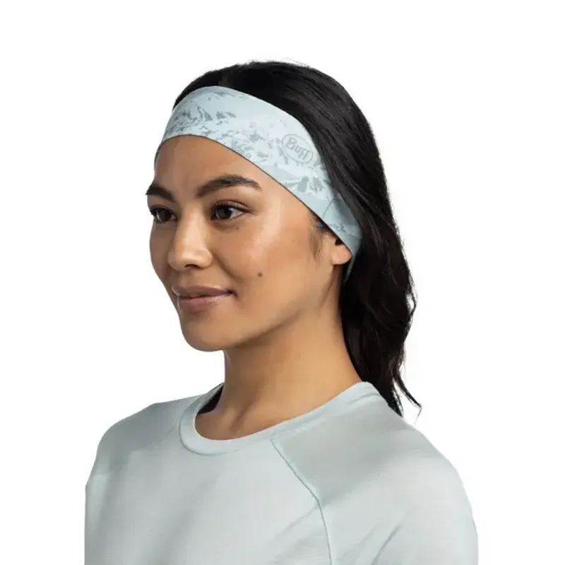 Buff Coolnet UV Slim Headband - Eukar Seagrove Green-1