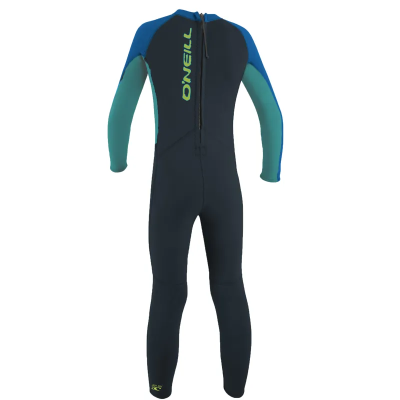 O'Neill Toddler Reactor-2 2mm Wetsuit BZ FL Slate/Light Aqua/Ocean-1