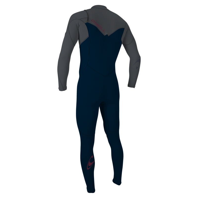 O'Neill Men's Hammer 3/2 Chest Zip Full Wetsuit - Abyss/Graphite/Graphite-1