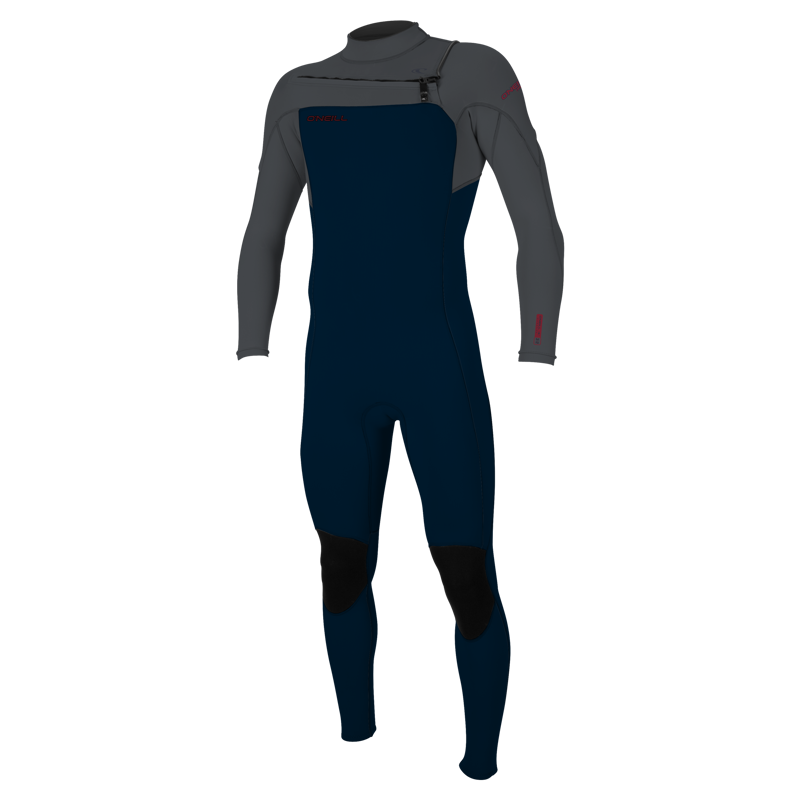 O'Neill Men's Hammer 3/2 Chest Zip Full Wetsuit - Abyss/Graphite/Graphite