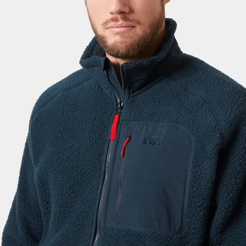 Helly Hansen men's Panorama Pile Block Jacket - Navy-5