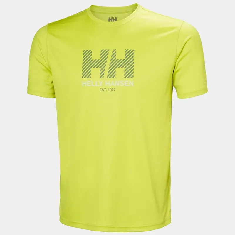 Helly Hansen Men's HH Tech Graphic Tee 2.0 - Cyber Lime