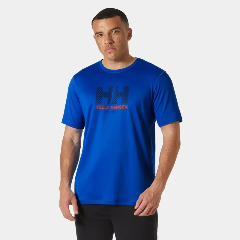 Helly Hansen Men's HH Tech Graphic Tee 2.0 - Cobalt-2