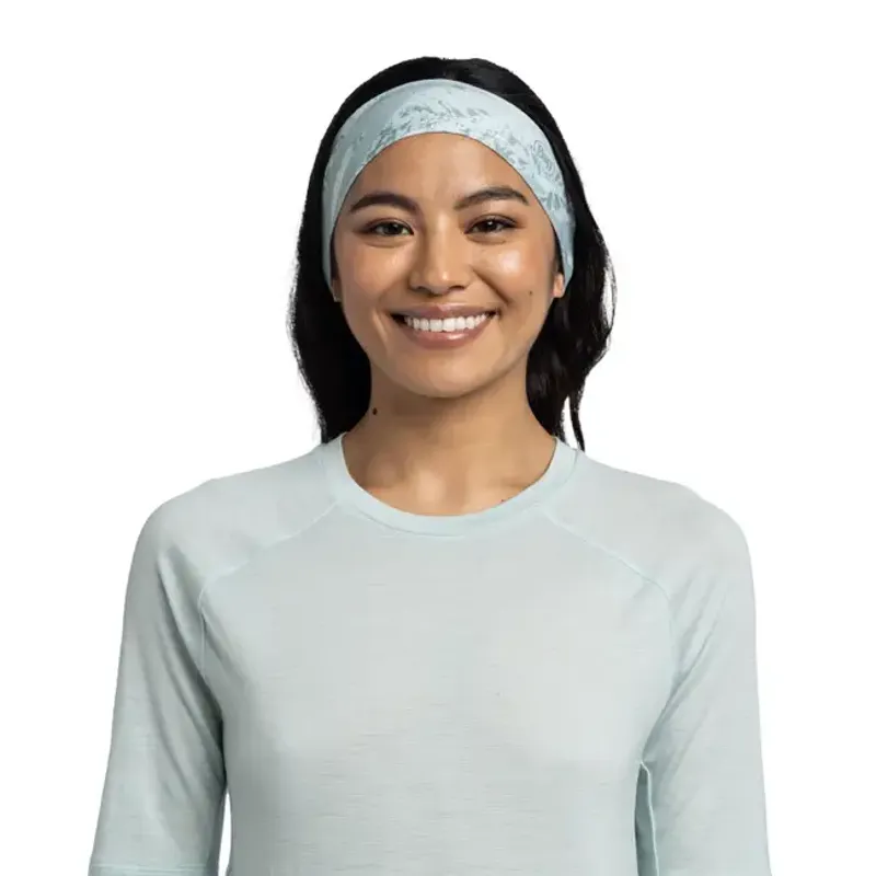 Buff Coolnet UV Slim Headband - Eukar Seagrove Green-2