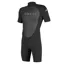 O'Neill Men's Reactor-2 2mm Back Zip SS Spring Wetsuit Black/Black