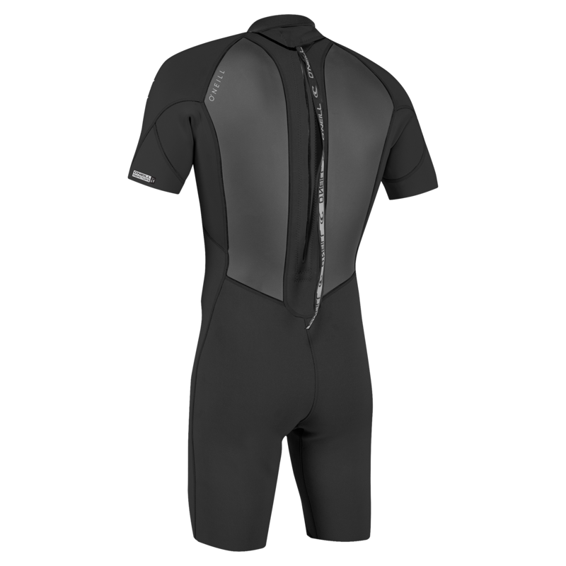 O'Neill Men's Reactor-2B 2mm Back Zip SS Spring Wetsuit Black/Black-1