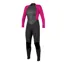 O'Neill Women's Reactor-2 3/2 Back Zip Full Wetsuit Black/Berry
