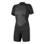 O'Neill Women's Reactor-2 2mm Back Zip SS Spring Wetsuit Black/Black