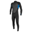 O'Neill Youth Reactor-2B 3/2 Back Zip Full Wetsuit Black/Ocean