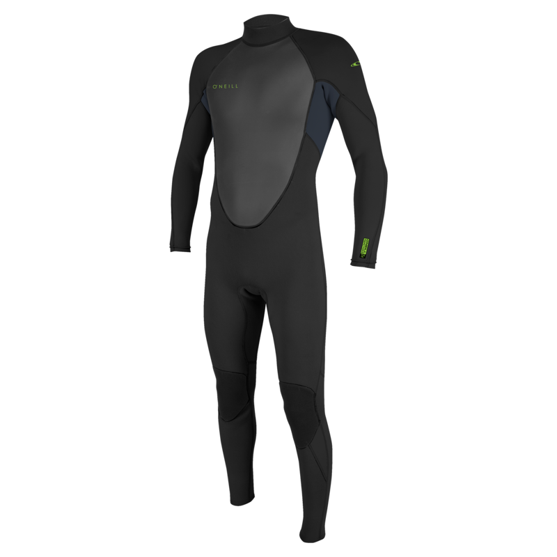 O'Neill Youth Reactor-2B 3/2 Back Zip Full Wetsuit Black/Slate