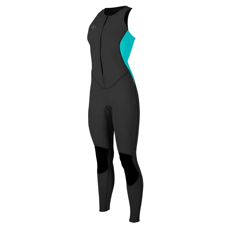O'Neill Women's Reactor-2 1.5mm Sleeveless FL Black/Light Aqua