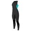 O'Neill Women's Reactor-2 1.5mm Sleeveless FL Black/Light Aqua
