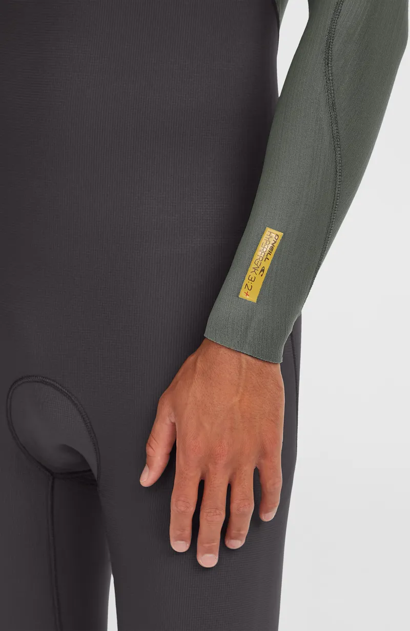 O'Neill Men's Hyperfreak 3/2+ Chest Zip Full Wetsuit Arabica/Chimera-6