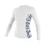 O'Neill Women's Side Print Long Sleeve Rash Guard White/Christina Floral - M and L