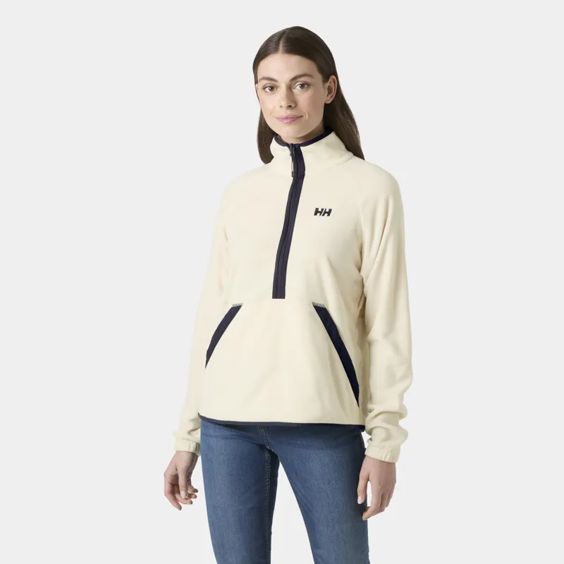 Helly Hansen Women's Rig 1/2 Zip Fleece - Cream-2