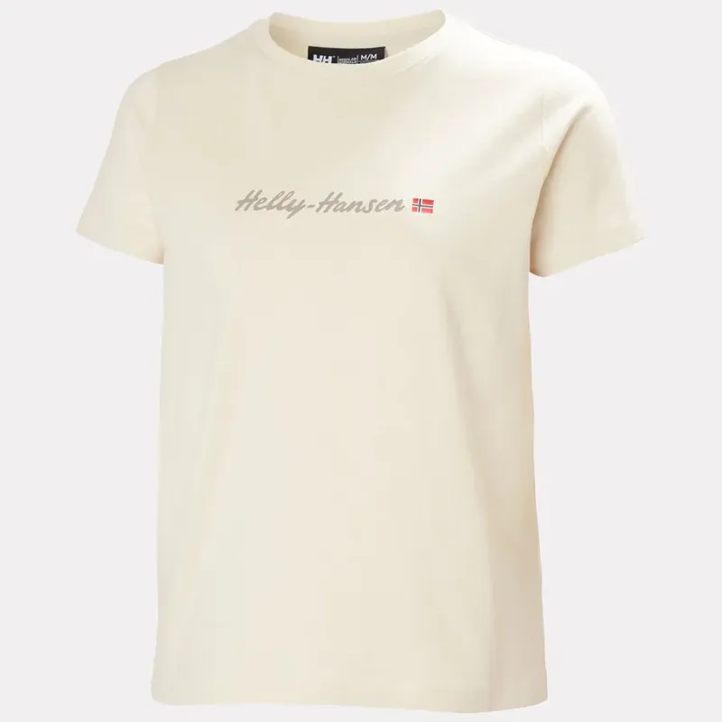 Helly Hansen Women's Core Graphic Tee 2.0 - Cream