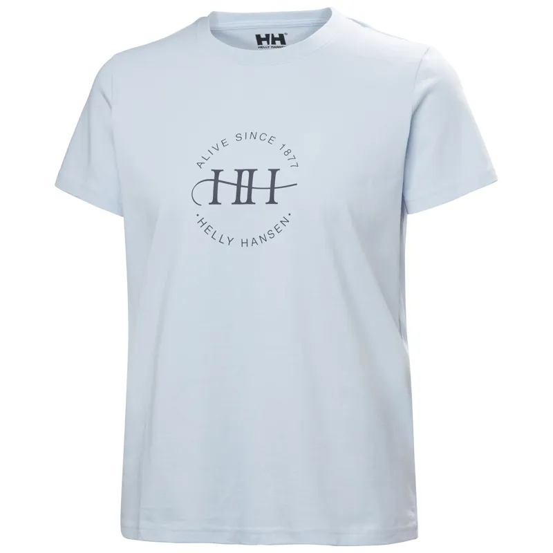 Helly Hansen Women's Core Graphic T-Shirt 2.0 - Pinnacle Blue