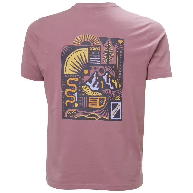 Helly Hansen Men's Massif Graphic T-Shirt - Wildberry-1