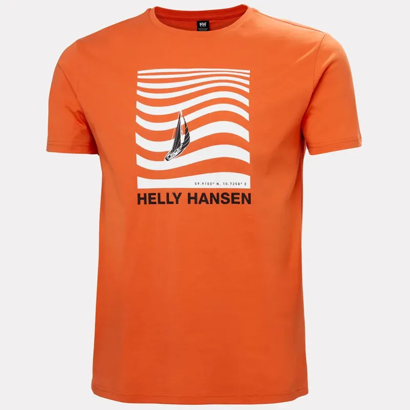 Helly Hansen Men's Shoreline Tee 3.0 - Bonfire