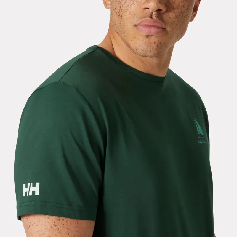 Helly Hansen Men's Shoreline Tee 3.0 - Jungle Green-4