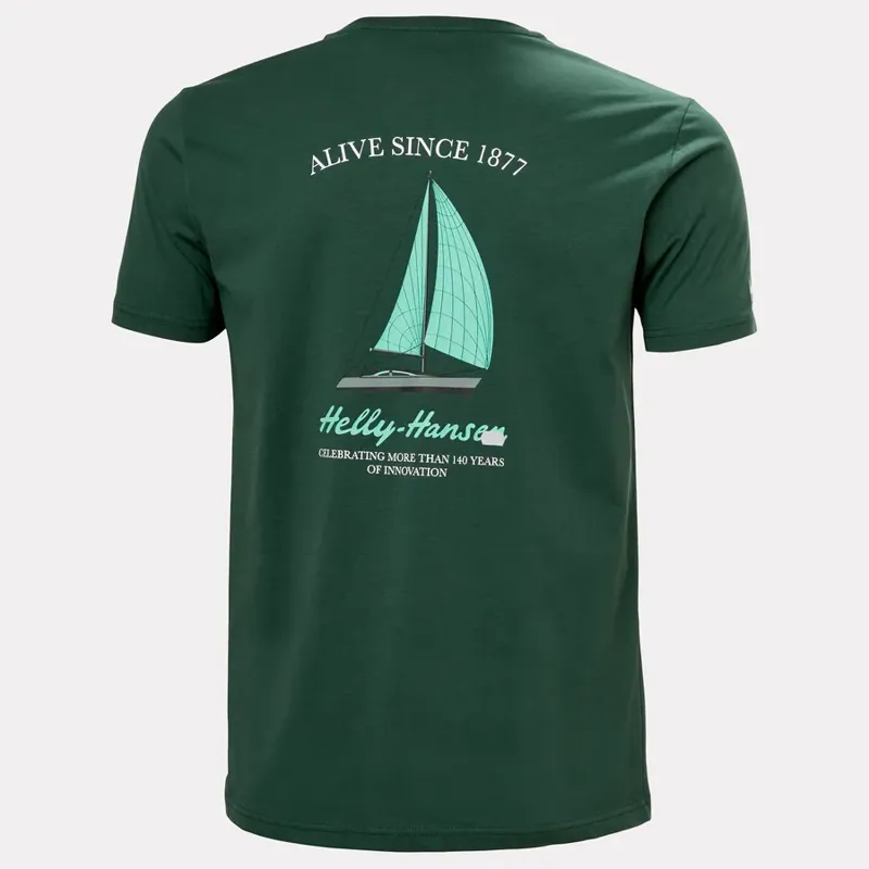 Helly Hansen Men's Shoreline Tee 3.0 - Jungle Green-1