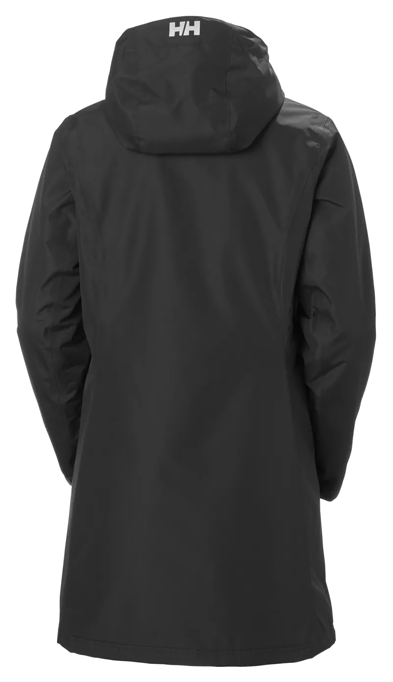 Helly Hansen Women's Long Belfast Winter Jacket - Black-1