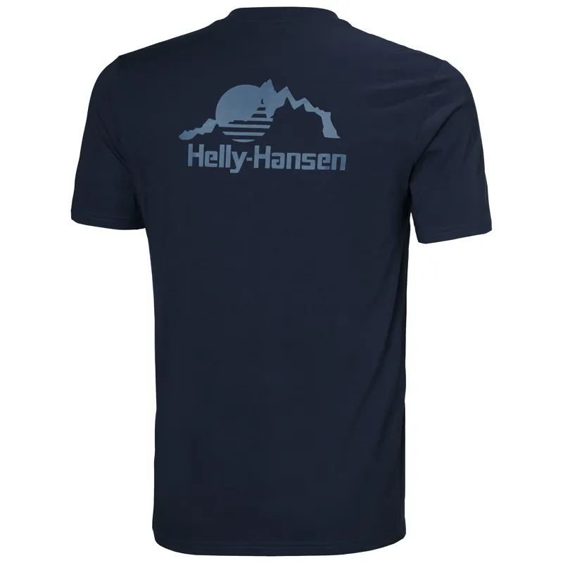 Helly Hansen Men's Nord Graphic SS Tee - Navy-1