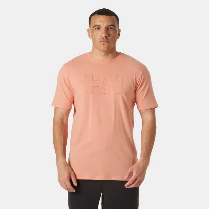 Helly Hansen Men's HH Tech Logo Tee - Bonfire-2