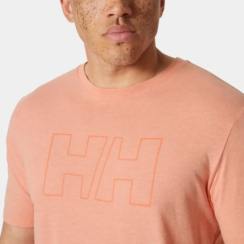 Helly Hansen Men's HH Tech Logo Tee - Bonfire-4