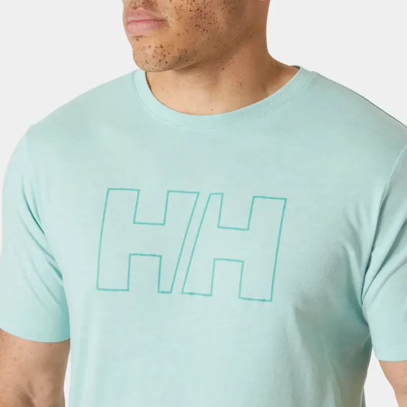 Helly Hansen Men's HH Tech Logo Tee - Lagoon-4