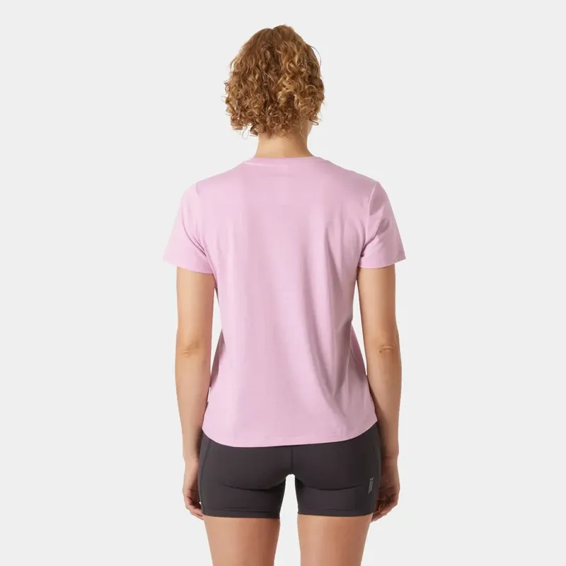 Helly Hansen Women's HH Tech Logo Tee - Cherry Blossom-3