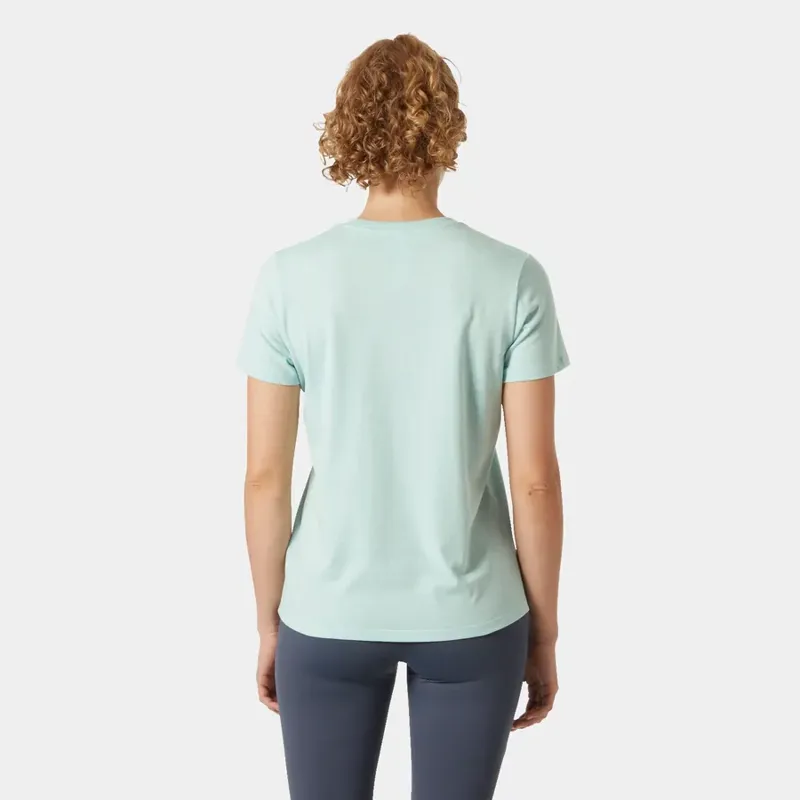 Helly Hansen Women's HH Tech Logo Tee - Lagoon-3