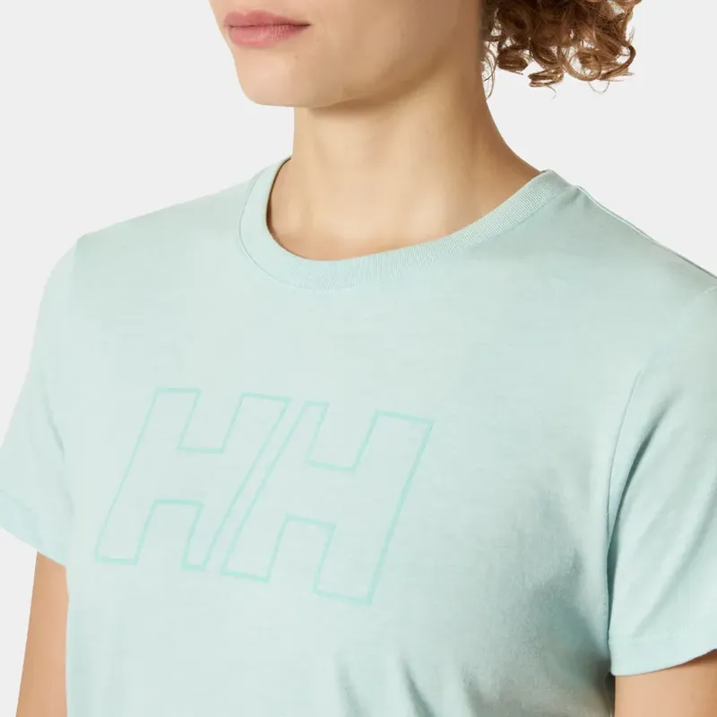 Helly Hansen Women's HH Tech Logo Tee - Lagoon-4