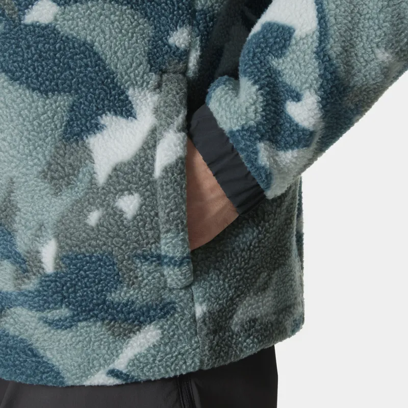 Helly Hansen Men's Panorama Printed Pile Snap Fleece - Dark Creek Woodland Camo-5