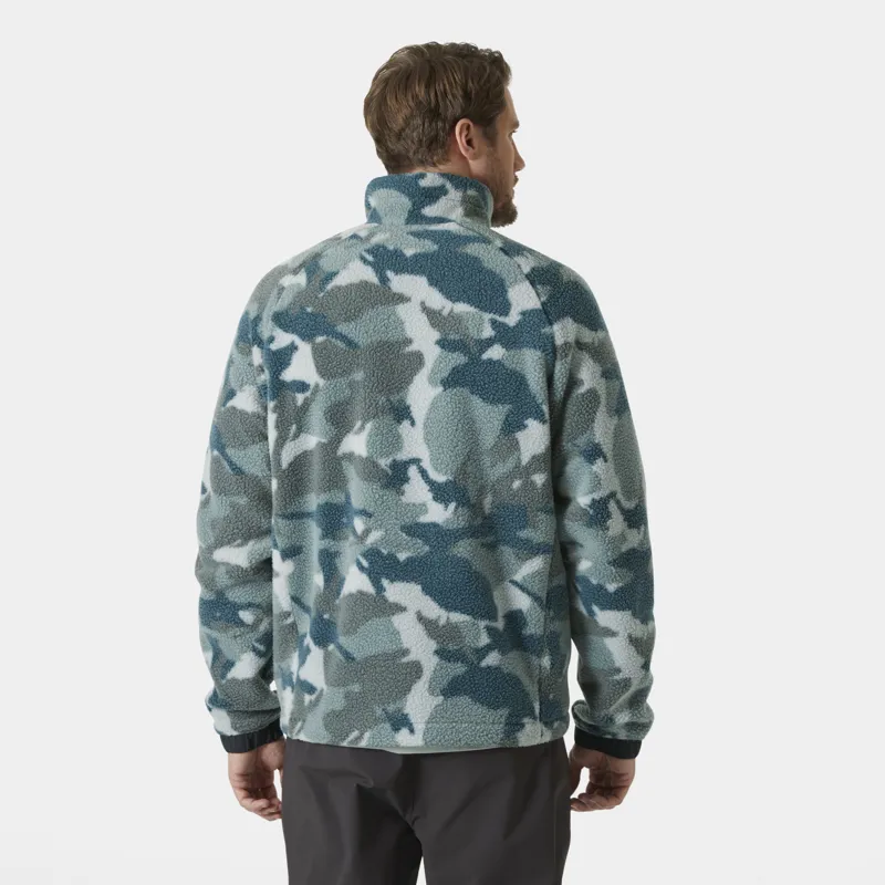 Helly Hansen Men's Panorama Printed Pile Snap Fleece - Dark Creek Woodland Camo-3