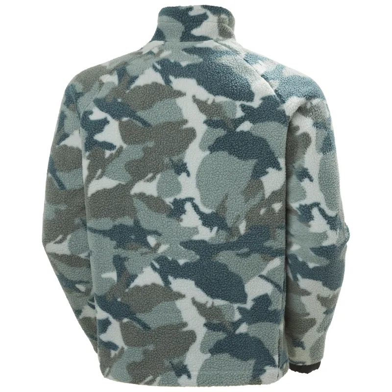 Helly Hansen Men's Panorama Printed Pile Snap Fleece - Dark Creek Woodland Camo-1