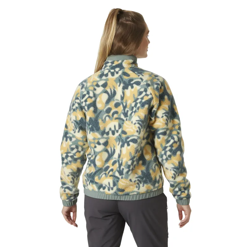 Helly Hansen Women's Imperial Printed Pile Snap Fleece - Sand Bruce XS-5