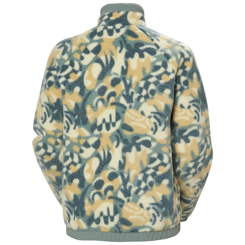 Helly Hansen Women's Imperial Printed Pile Snap Fleece - Sand Bruce XS-1
