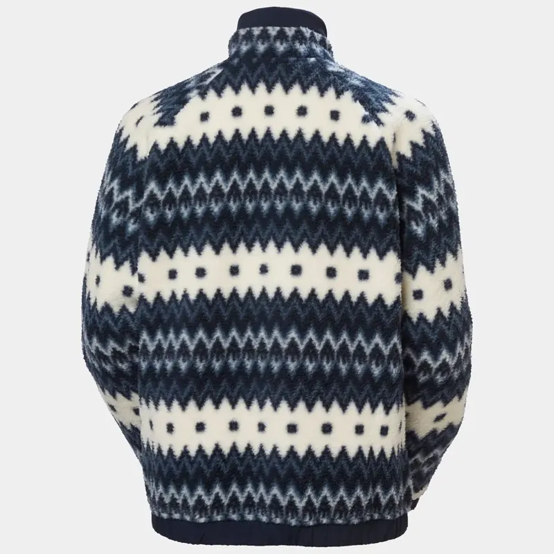 Helly Hansen Women's Imperial Printed Pile Snap Fleece - Navy-1